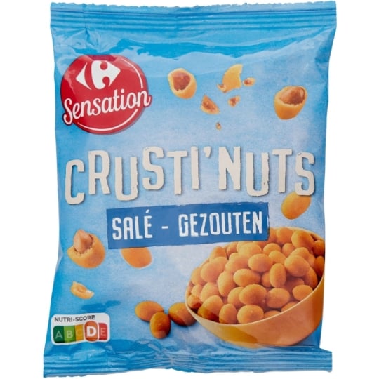 Cacahuète Crusti'Nuts salé CARREFOUR SENSATION