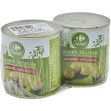 Olives Vertes Farcies aux Anchois CARREFOUR CLASSIC'