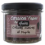 Tapas Olives Noires aux Feuilles de Myrte Corse CHARLES ANTONA