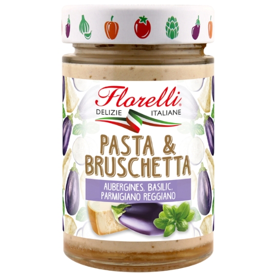 Sauce Aubergines Parmesan et Basilic FLORELLI