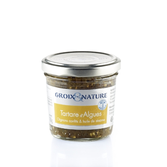 Tartare d'Algues Oignons Confits et Huile de Sésame GROIX & NATURE