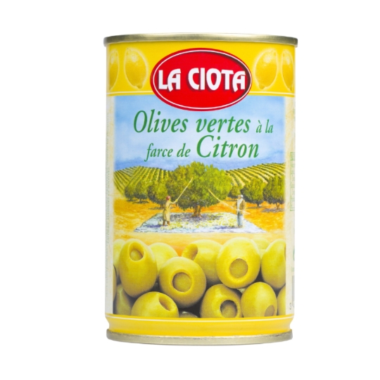 Olives vertes  à la farce de citron LA CIOTA