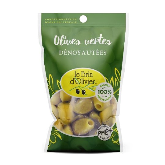 Olives Vertes Dénoyautées LE BRIN D'OLIVIER