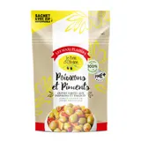 Olives Vertes aux Poivrons et Piments LE BRIN D'OLIVIER