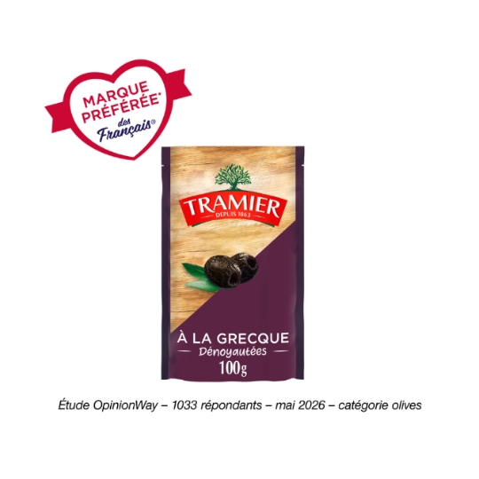 Olives Noires Dénoyautées à la Grecque TRAMIER