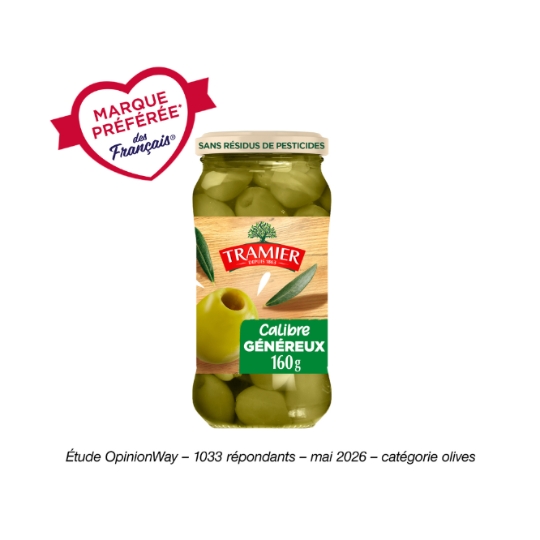 Olives Vertes Dénoyautées TRAMIER