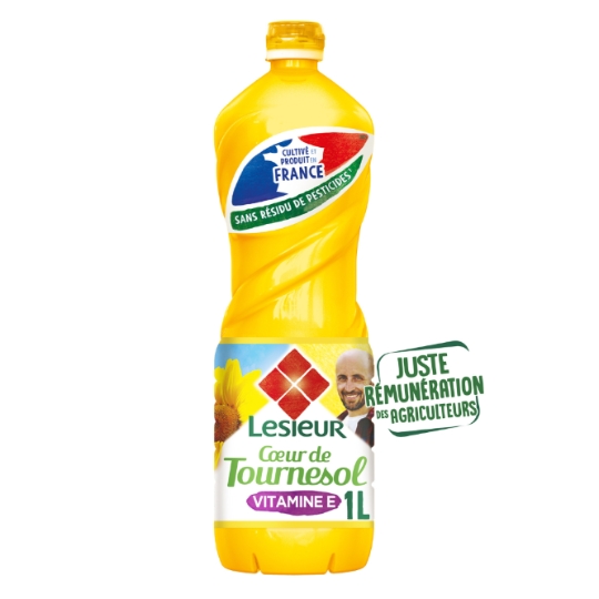 Huile De Tournesol Riche En Vitamine E CŒUR DE TOURNESOL