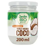 Huile vierge de coco Bio JARDIN BIO ETIC