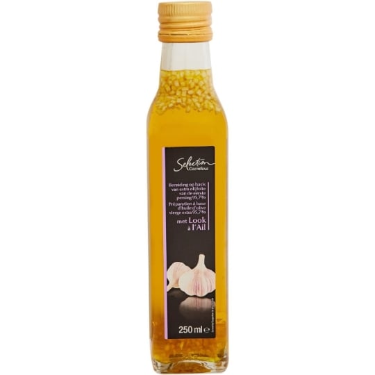 Huile d'olive à l'ail CARREFOUR SELECTION