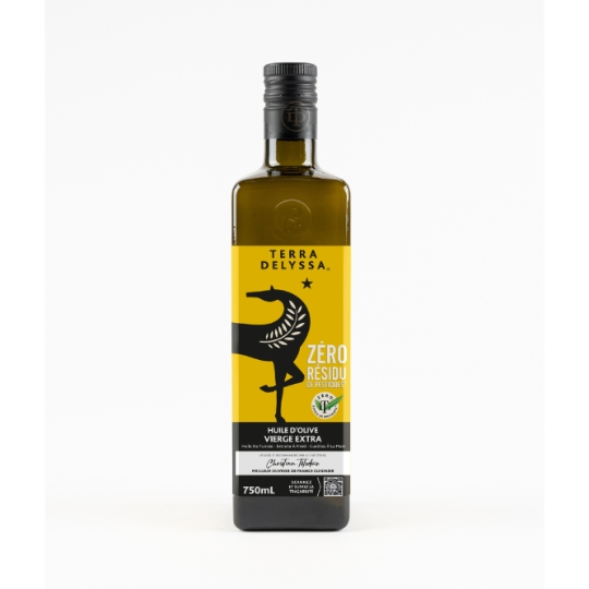 Huile d'Olive Vierge Extra Zero Résidu de Pesticide TERRA DELYSSA