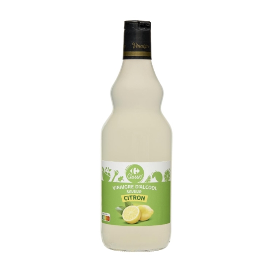 Vinaigre d'alcool saveur citron CARREFOUR CLASSIC'