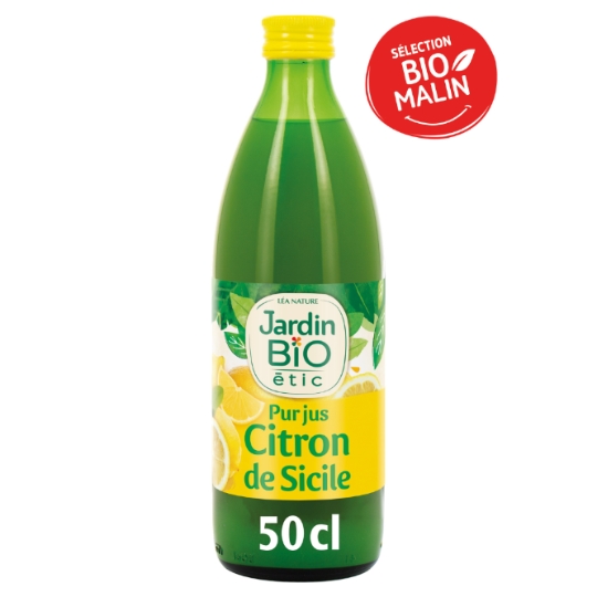 Jus de Citron de Sicile Bio JARDIN BIO ETIC