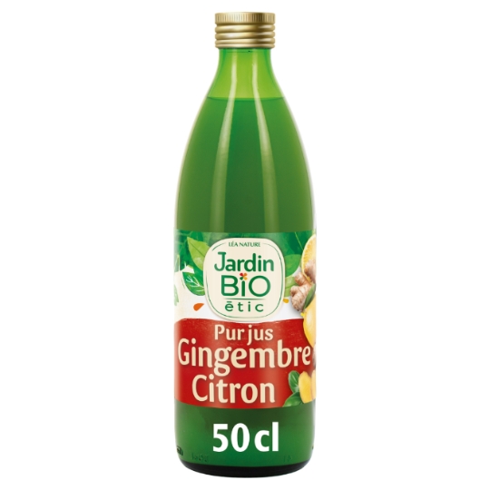 Jus gingembre citron Bio JARDIN BIO ETIC
