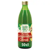 Jus gingembre citron Bio JARDIN BIO ETIC