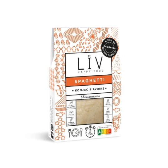 Spaghetti konjac & avoine LIV HAPPY FOOD