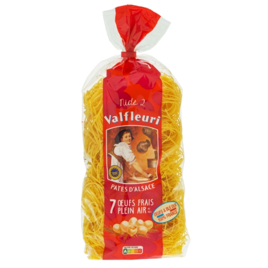 Pâtes nids 2mm 7 oeufs VALFLEURI
