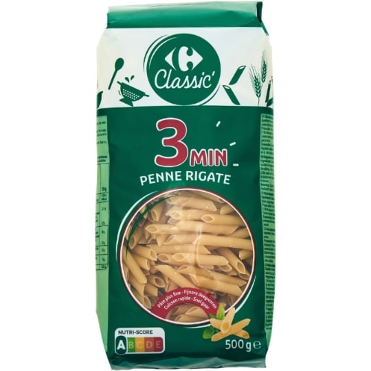 Pâtes penne rigate CARREFOUR