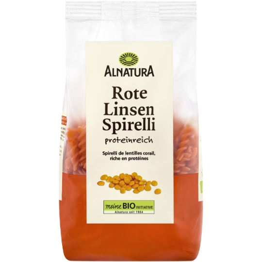 Spirelli de lentilles corail ALNATURA