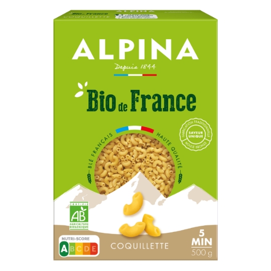 Pâtes Coquillette Bio ALPINA
