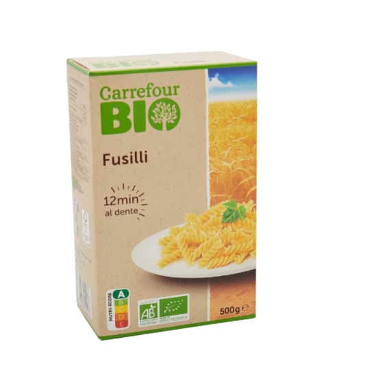 Pâtes fusilli bio CARREFOUR BIO