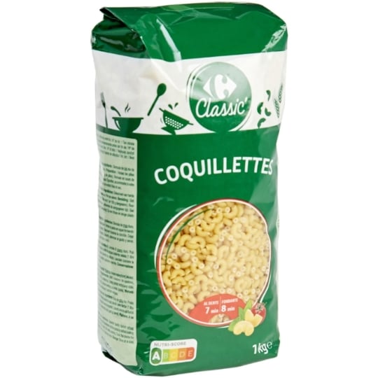 Pâtes coquillettes CARREFOUR CLASSIC'