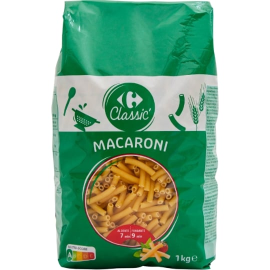 Pâtes macaroni CARREFOUR CLASSIC'