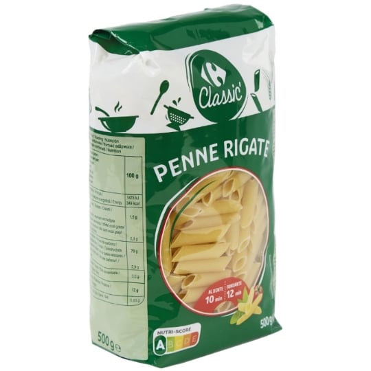 Pâtes penne rigate CARREFOUR CLASSIC'