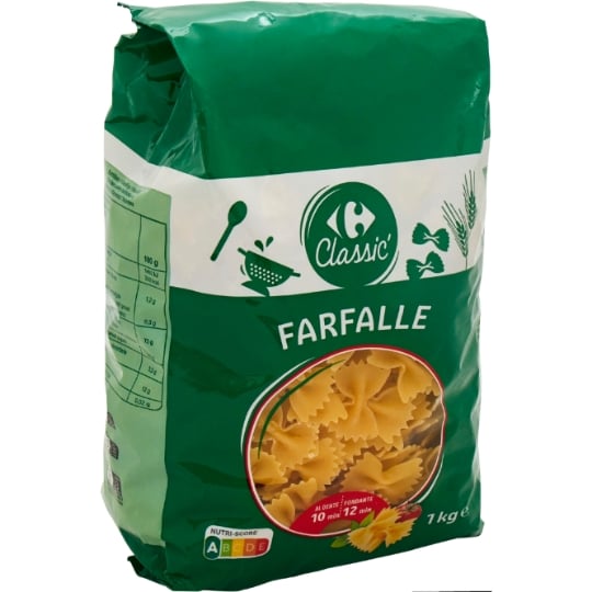 Pâtes farfalle CARREFOUR CLASSIC'