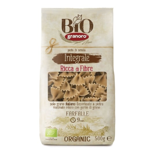 Pâtes farfalle blé complet bio GRANORO
