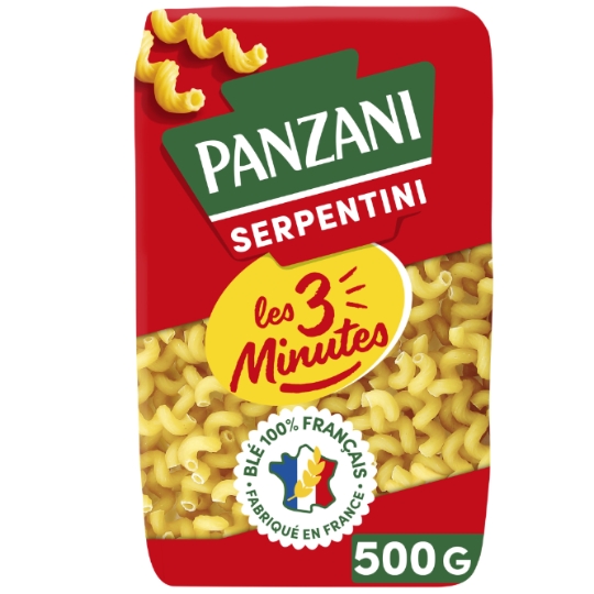 Pâtes serpentini les 3 minutes PANZANI