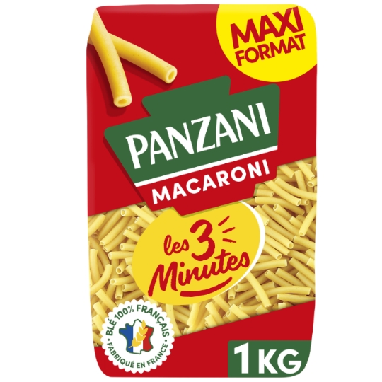 Pâtes Macaroni les 3 Minutes PANZANI