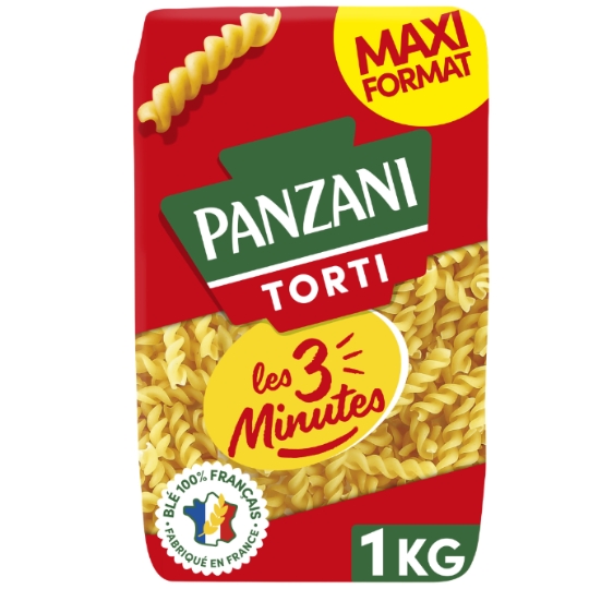Pâtes torti les 3 minutes PANZANI