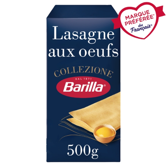 Pâtes lasagnes oeufs collezione BARILLA