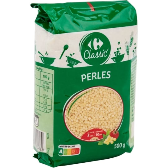 Pâtes perles CARREFOUR CLASSIC'