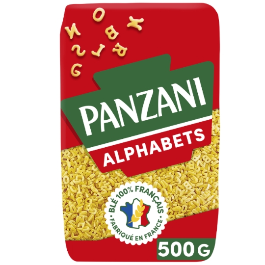 Pâtes Alphabets pour Potage PANZANI