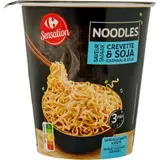 Nouilles Instantanées Saveur Crevette Soja CARREFOUR SENSATION