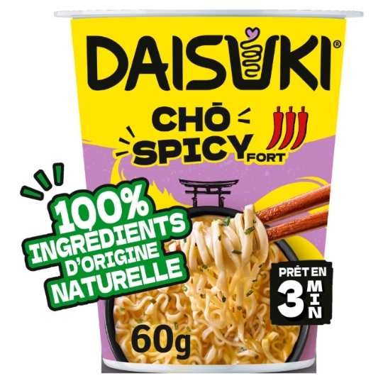 Nouilles Instantanées Saveur Cho Spicy DAISUKI