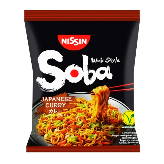 Nouilles Instantanées Saveur Curry Japonais Soba NISSIN