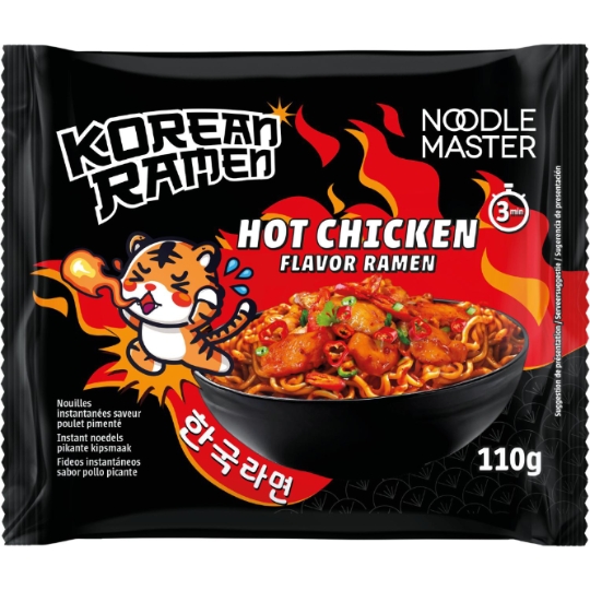 Nouilles Instantanées Ramen Saveur Poulet Epicé NOODLE MASTER