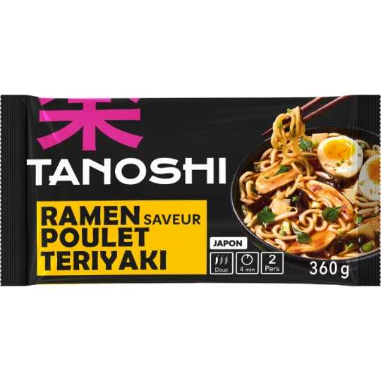 Nouilles Ramen Saveur Poulet Teriyaki TANOSHI