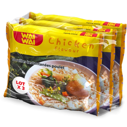 Nouilles Instantanées Saveur Poulet WAI WAI