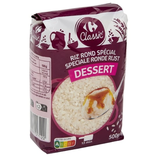 Riz Rond Spécial Dessert CARREFOUR