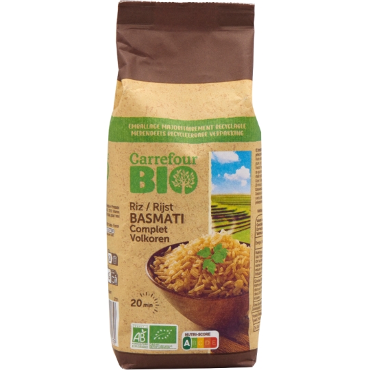 Riz basmati complet biologique CARREFOUR BIO