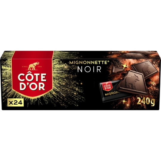 Carrés de Chocolat Noir COTE D'OR