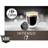 Café Capsules Intense Intensité 7 Compatible Dolce Gusto CARREFOUR EXTRA