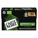 Café Capsules Espresso Intensité 5 Compatible Nespresso Bio CARTE NOIRE