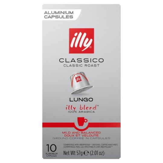 Café Capsules Lungo Classico Compatible Nespresso ILLY