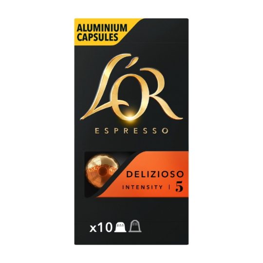 Café Capsules Delizioso Intensité 5 Compatibles Nespresso® L'OR