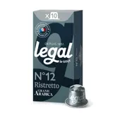 Café Capsules Ristretto Intensité 12 Compatibles Nespresso® LEGAL