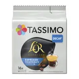 Café Dosettes Espresso Décaféiné L'Or Compatible Tassimo TASSIMO